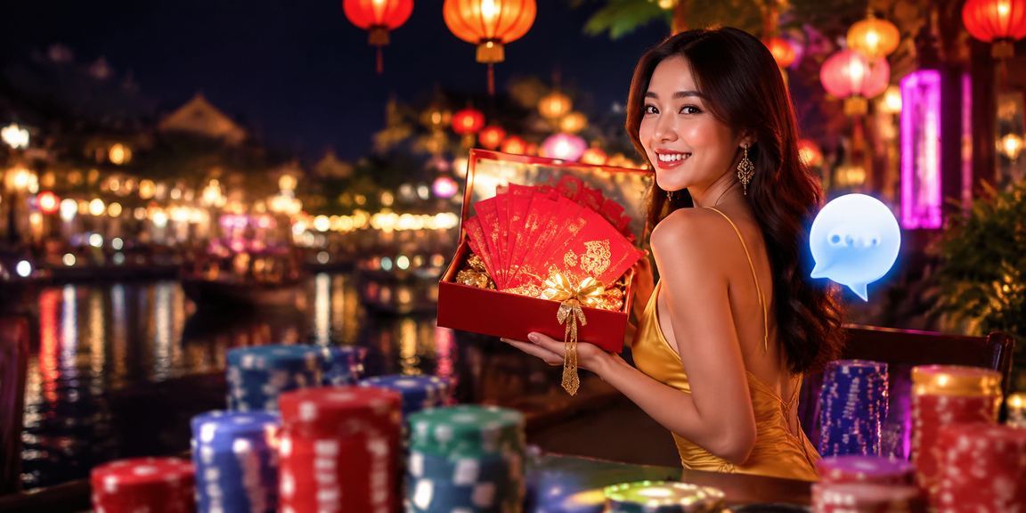 Không khí lễ hội Hội An cùng với ưu đãi phong bì đỏ cho trò chơi casino phổ biến